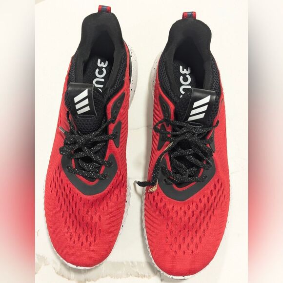 New adidas Alphabounce Vivid Red/Black sock running sneakers shoes men\'s size 7 main image 5